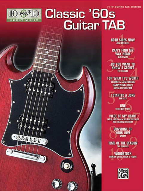 Classic '60s Guitar Tab - Easy Guitar Tab Edition