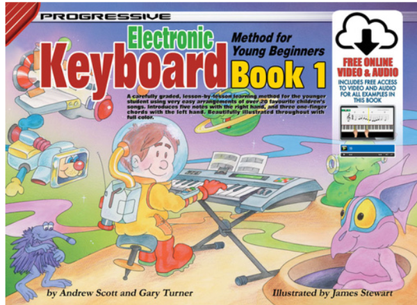 Progressive Electronic Keyboard Method for Young beginners Book 1