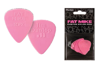 DUNLOP Fat Mike Custom "Nylon" Pics - 6 pack