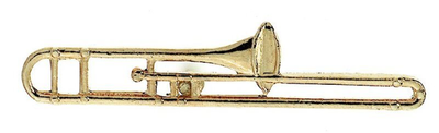 Mini Pin/Brooch - Trombone