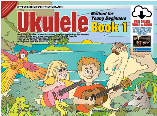 Progressive Ukulele Method for The Young Beginner Book/Online Video & Audio