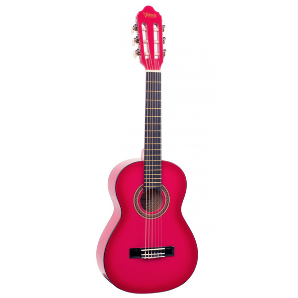 Valencia Classical Guitar - Pink Sunburst 1/4 Size