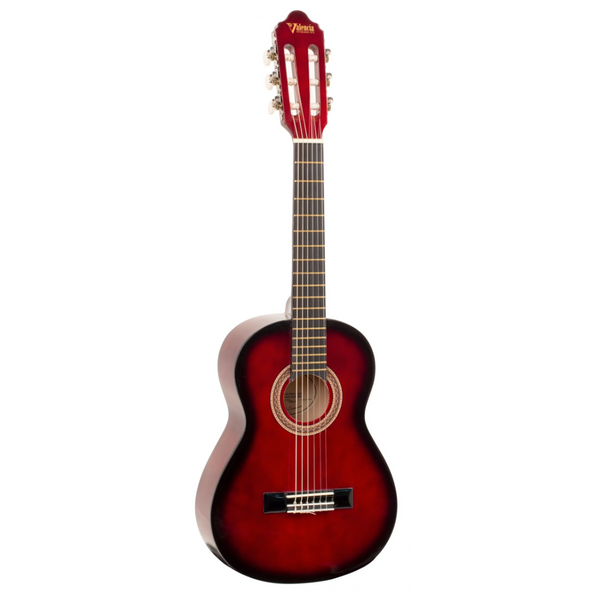 Valencia Classical Guitar - Red 1/4 Size