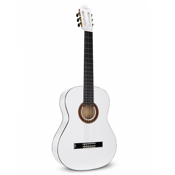 Valencia Classical Guitar - White 4/4 Size