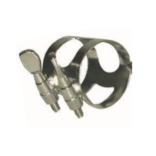 Alto Sax Ligature - Metal/Chrome