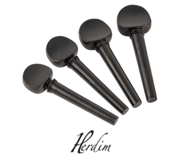 Cello tuning peg - Ebony 3/4 size Herdim