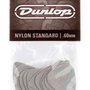 DUNLOP 44P60 Nylon Standard, Light Grey, .60mm, 12 Players Pack