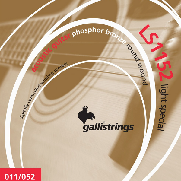 Gallistrings Acoustic Guitar Strings - Light Special 11-52