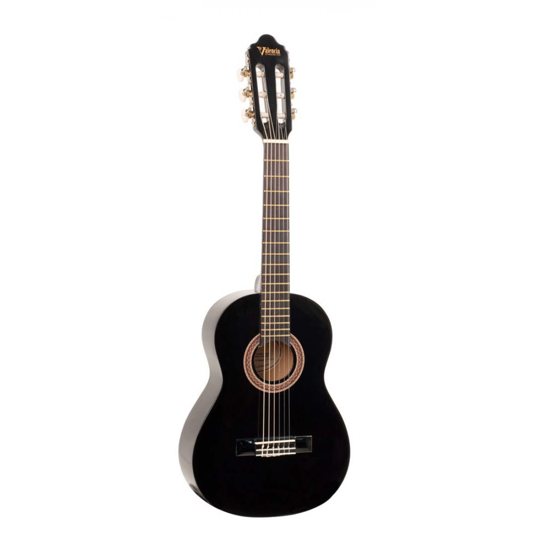 Valencia Classical Guitar - Black 1/4 Size