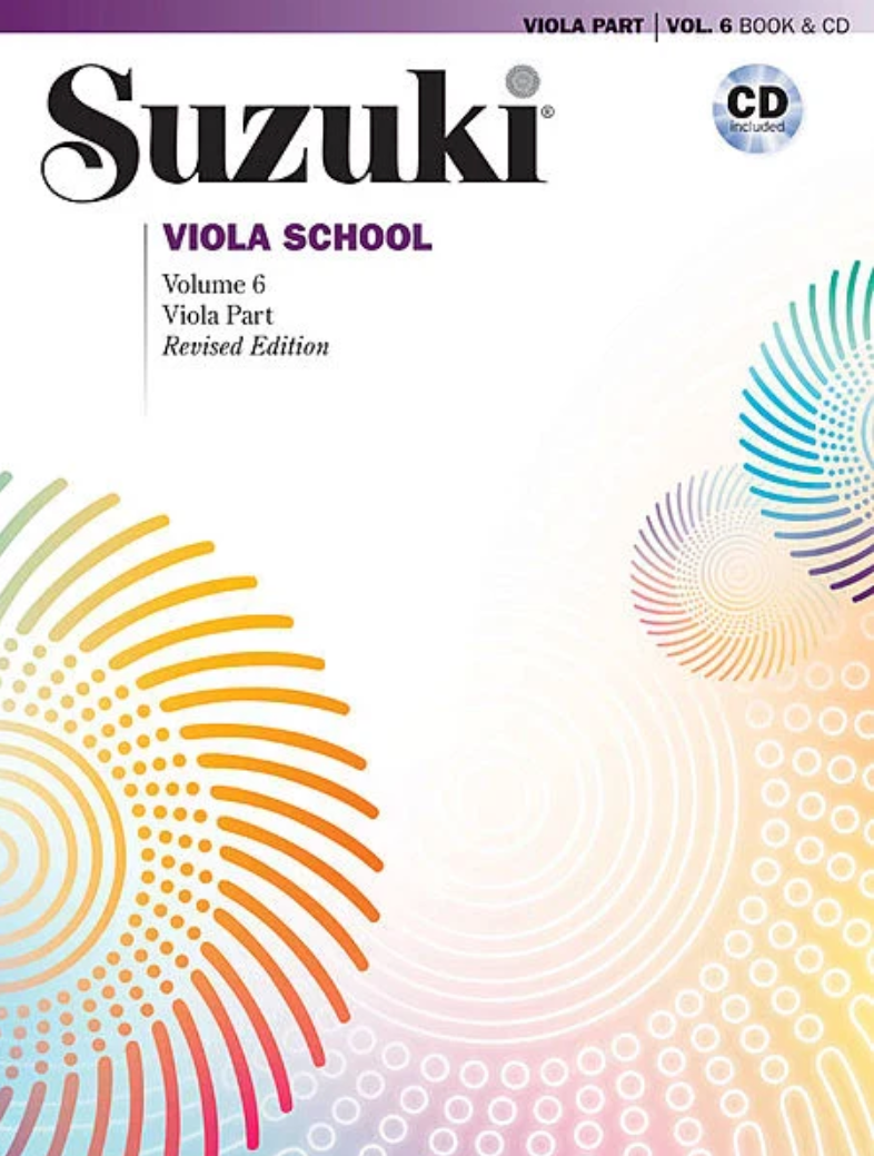 Suzuki Viola School Volume 6 Viola Part Revised Edition