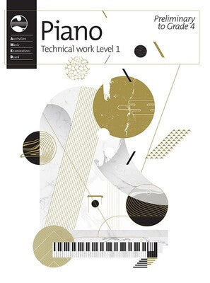 AMEB Piano Technical Work Level 1 (2018)