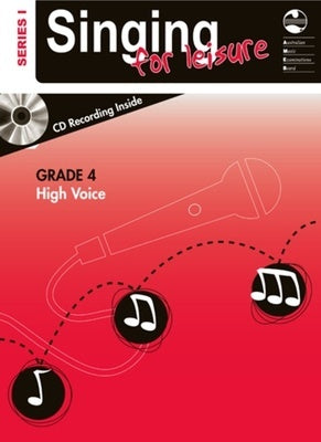 AMEB Singing For Leisure BK / CD Grade 4 High Series 1
