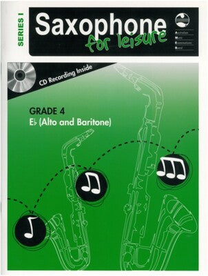 AMEB Saxophone For Leisure Grade 4 E FLAT BK/CD SER 1