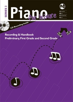 AMEB Piano For Leisure Prelim To Gr 2 Series 3 CD Handbook