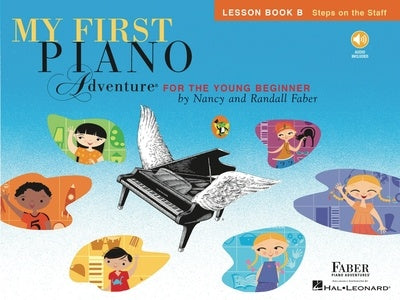 My First Piano Adventure Lesson Book B BK/OLA