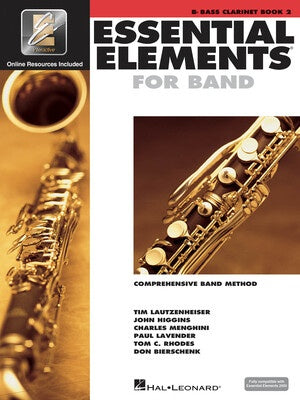 Essential Elements For Band Book 2 Bass Clarinet