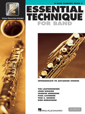 Essential Technique For Band Book 3 Bass Clarinet EEI
