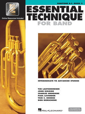 Essential Technique For Band Book 3 Baritone BC EEI