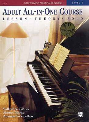 Alfred's Basic Adult Piano Course - All-in-One Book 2 w/ OLA