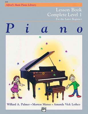 Alfred's Basic Piano Library Lesson Book Complete Level 1 (1A/1B)