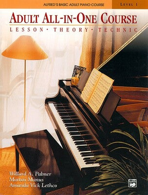 Alfred's Basic Adult Piano Course - All-In-One Book 1