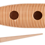 Fish Shaped Guiro - Ribbed With Two Finger Holes