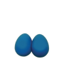 Egg Maracas - Blue - Mano Percussion