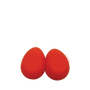 Egg Maracas - Red - Mano Percussion