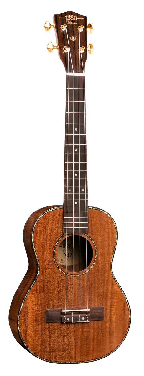 Concert Ukulele - Koa Top, Back And Sides - Black Walnut