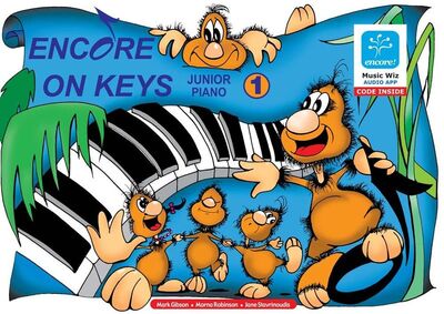 Encore on Keys Junior Piano Level 1 w/ Flash Cards