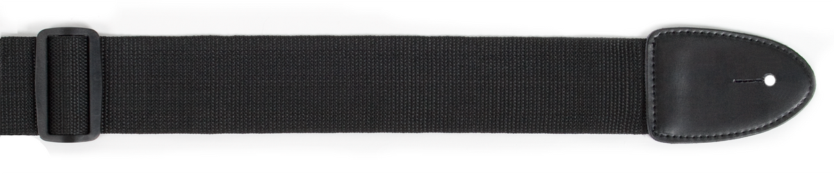 Poly Web Guitar Strap - Black colour