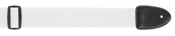 Poly Web Guitar Strap - White colour