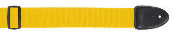 Poly Web Guitar Strap - Yellow colour