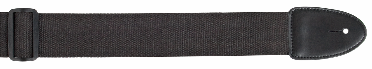 XTR Black Guitar Strap with Leather Ends