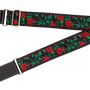 XTR Vintage Jacquard Weave Guitar Strap - Rose