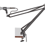Desk Mount Microphone Boom Arm with XLR cable.