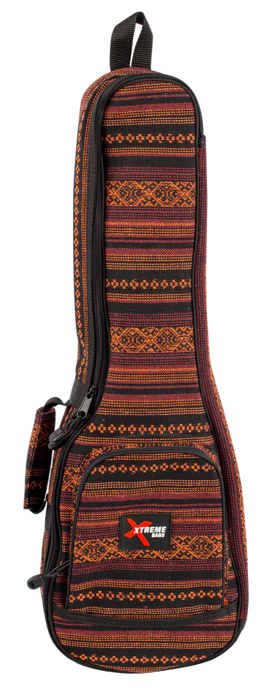 Concert Ukulele Bag - weave pattern fabric