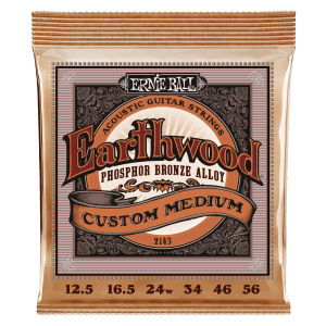 Ernie Ball Earthwood Acoustic Guitar Strings - Custom Medium 11.5-54