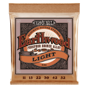 Ernie Ball Earthwood Light Acoustic Guitar Strings 11-52