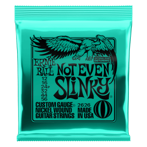 Ernie Ball Not Even Slinky Electric Guitar Strings 12-56 Gauge