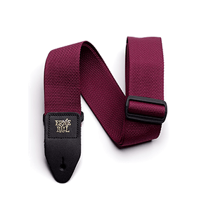 Ernie Ball Polypro Guitar Strap Burgundy