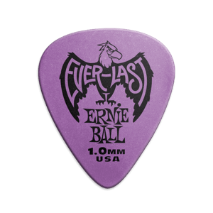 Ernie Ball 1.0 mm Everlast Picks 12 Pack Purple