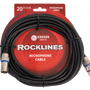 Carson 20 ft Microphone / Audio Cable XLR-F to XLR-M