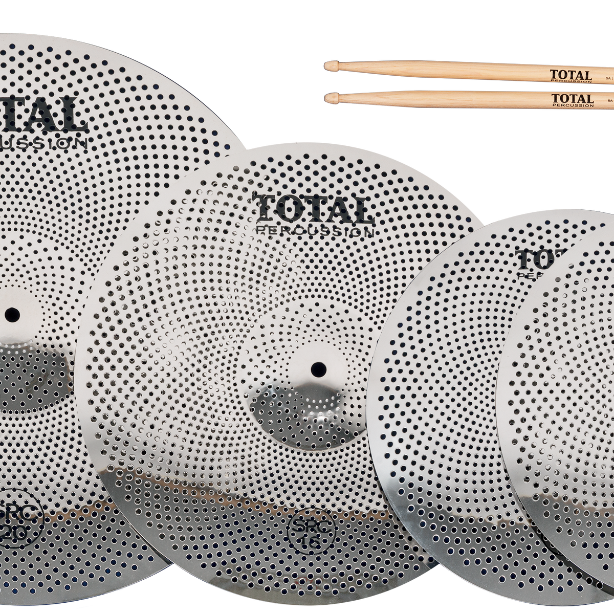 Total Percussion Sound Reduction Cymbals Box Set