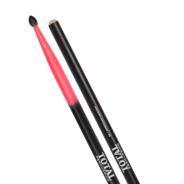 Drum Sticks. 5A Nylon Tip Black shading to Pink