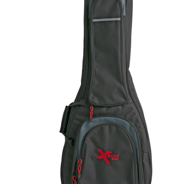 Xtreme Deluxe Acoustic Guitar Gig Bag - 4/4 Size, Classic/Folk Style
