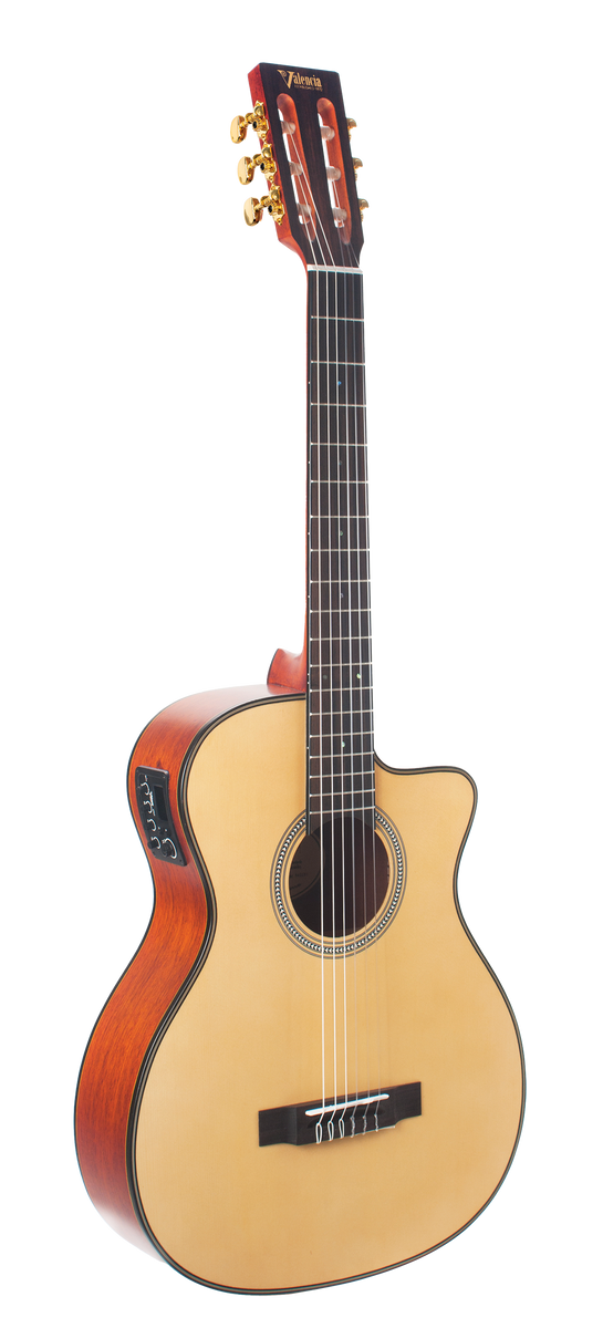 Valencia Acoustic/Electric Cutaway Guitar (4/4)