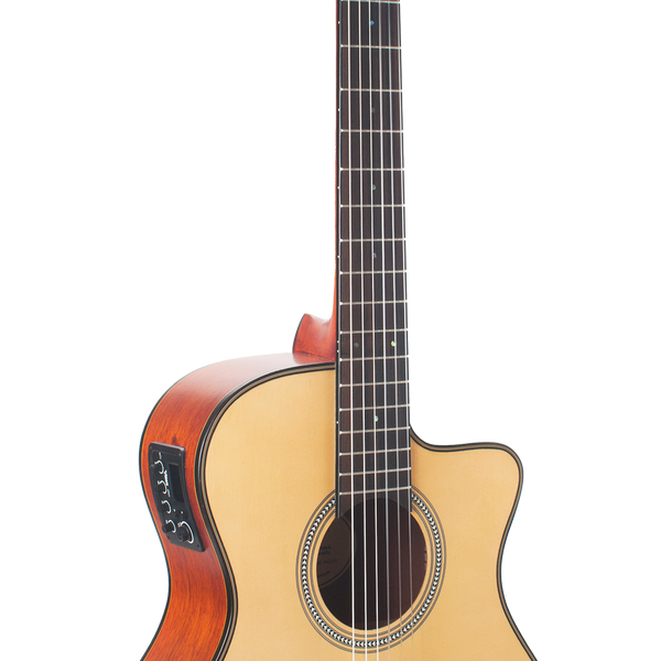 Valencia Acoustic/Electric Cutaway Guitar (4/4)