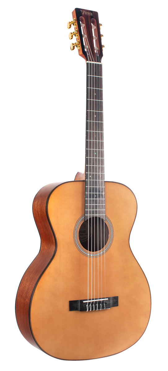 Valencia Nylon Acoustic Guitar (Vintage Natural, 4/4)
