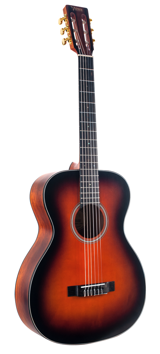 Valencia Nylon Acoustic Guitar (Classic Sunburst, 4/4)